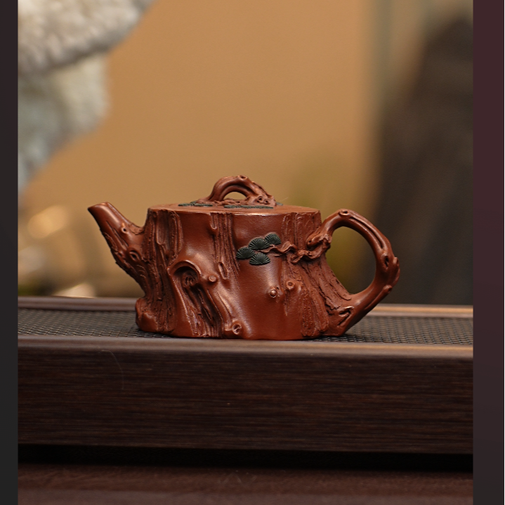 091 高松枝 230cc 紫砂壶