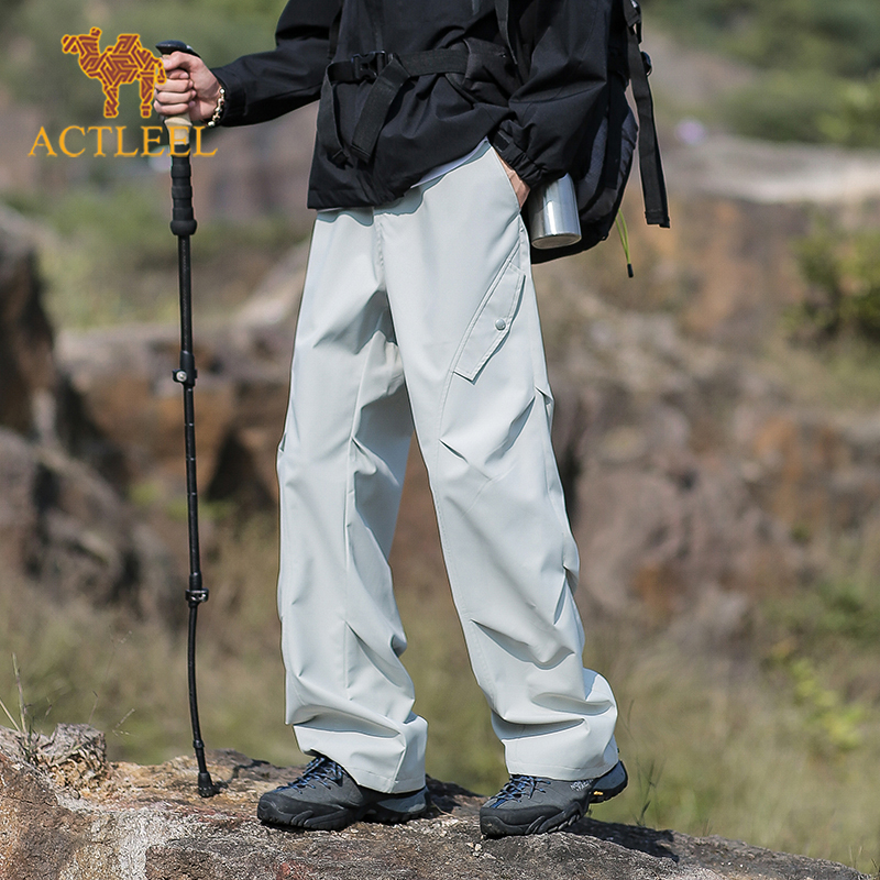 ACTLEEL男女机能三合一软壳冲锋裤东北长白山三防滑雪防寒必备