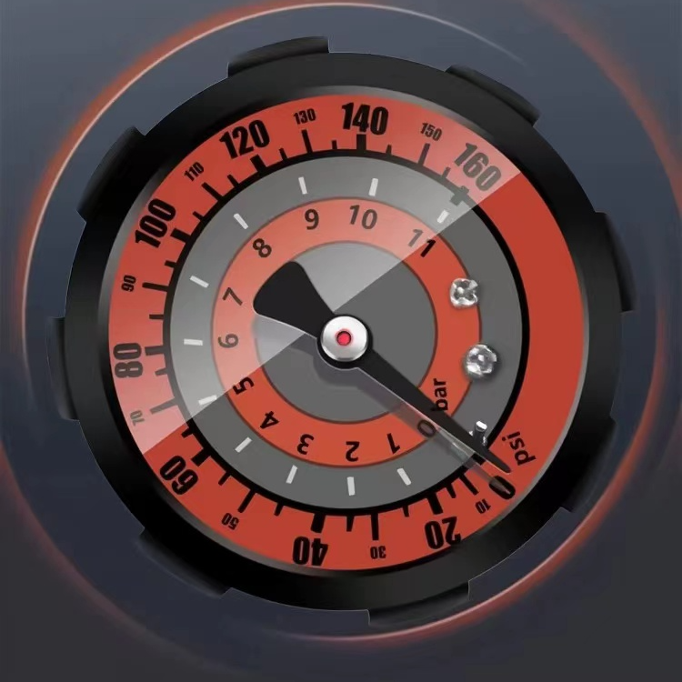 电动车不锈钢耐用款打气筒