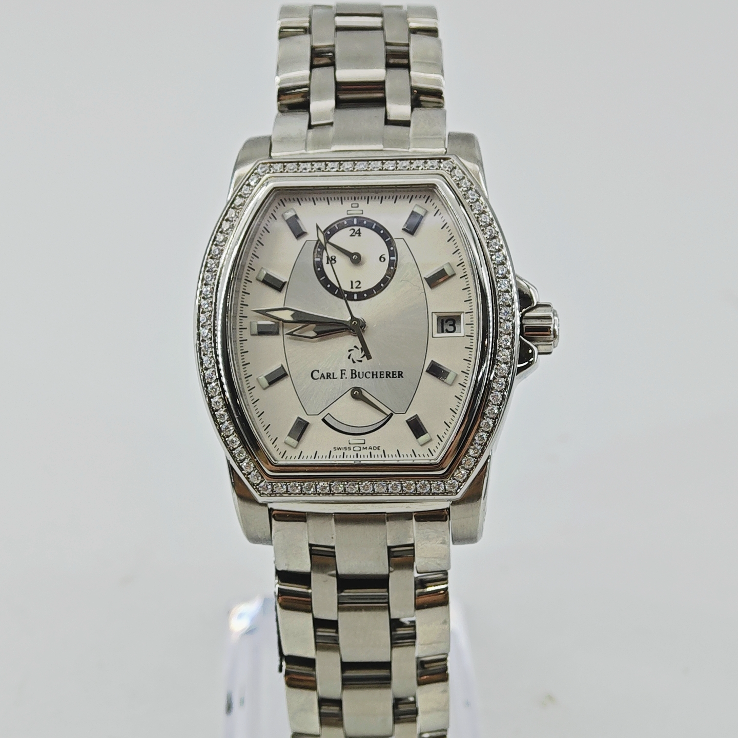 95新 宝齐莱 宝齐莱柏拉维系列 机械 后钻 36*39mm 
