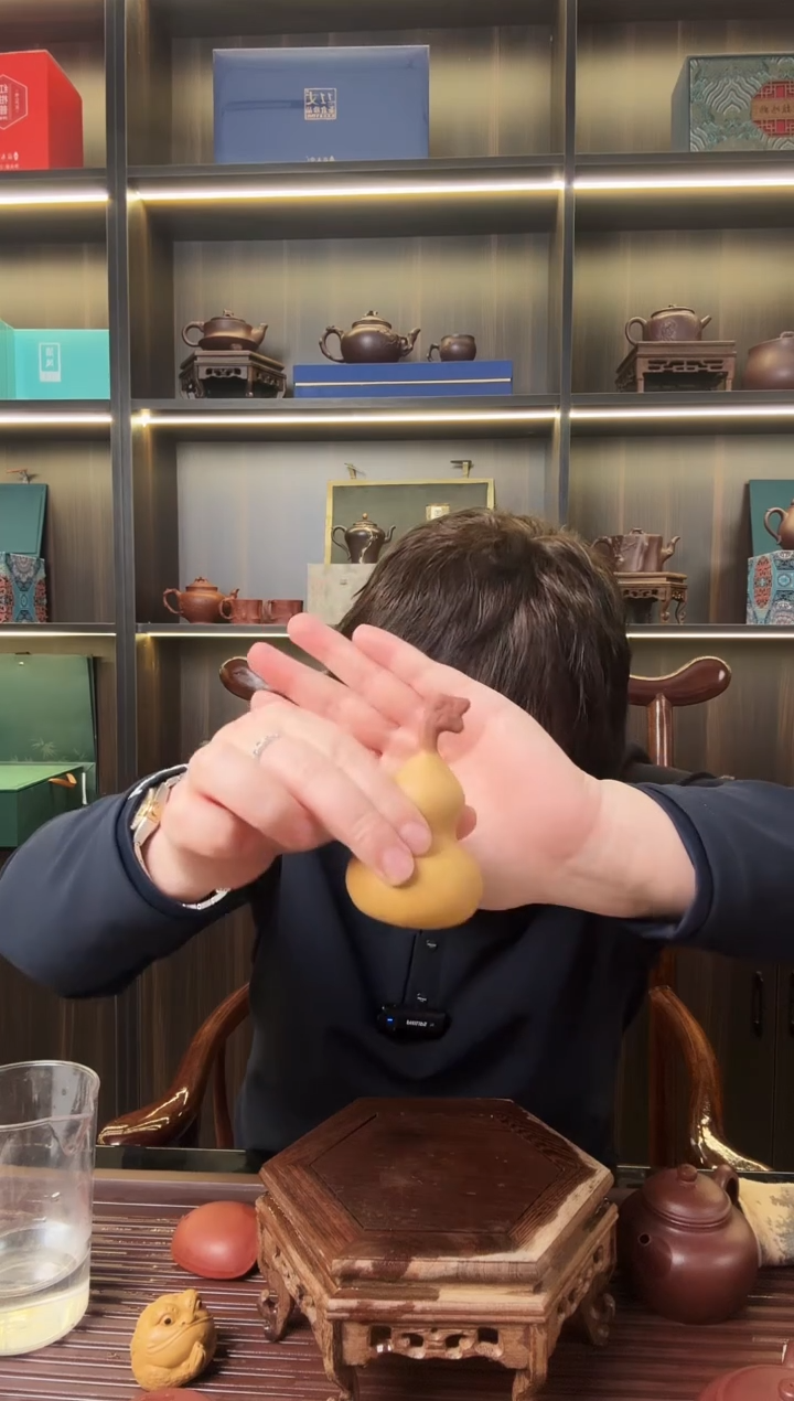 紫砂景韵鸿鹄葫芦茶宠