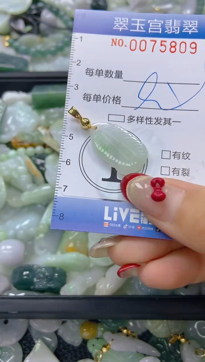 【闪购商品】翡翠颈饰未镶嵌闪购0075809