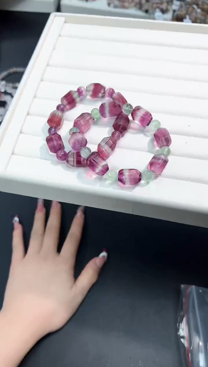 【闪购商品】萤石手链未镶嵌66N多样性发其一/1条默认微瑕