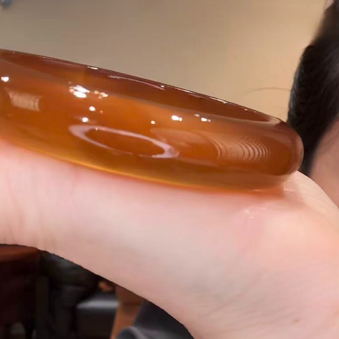 非金属仿水晶手镯 非金属水晶手镯 马料手镯 YSZ022