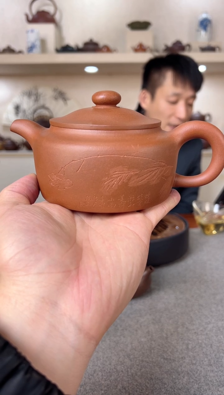 【闪购商品】紫砂茶壶旭帽 紫泥 半手工