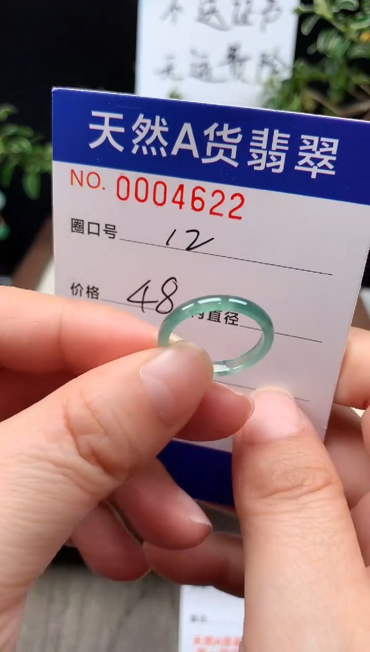 未镶嵌戒指翡翠12#
