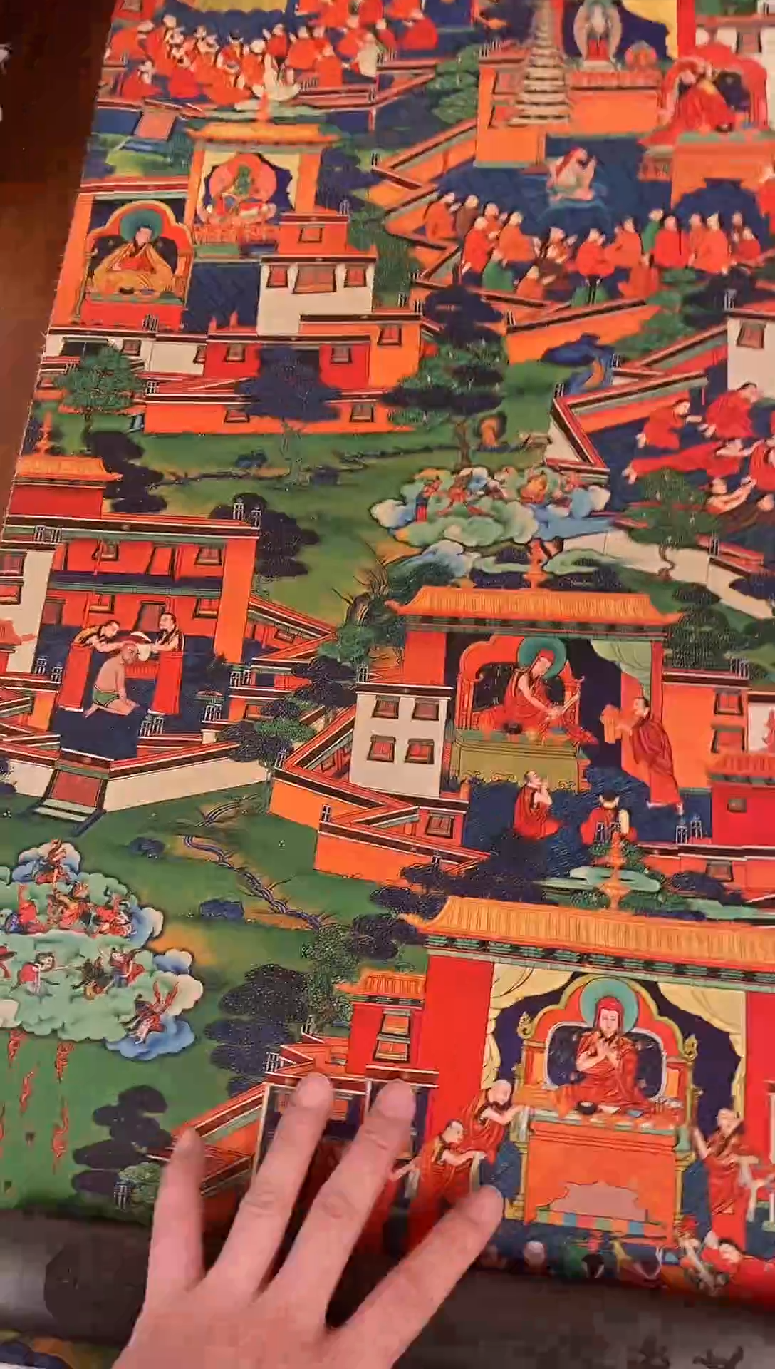 装裱画精美唐卡tk16051