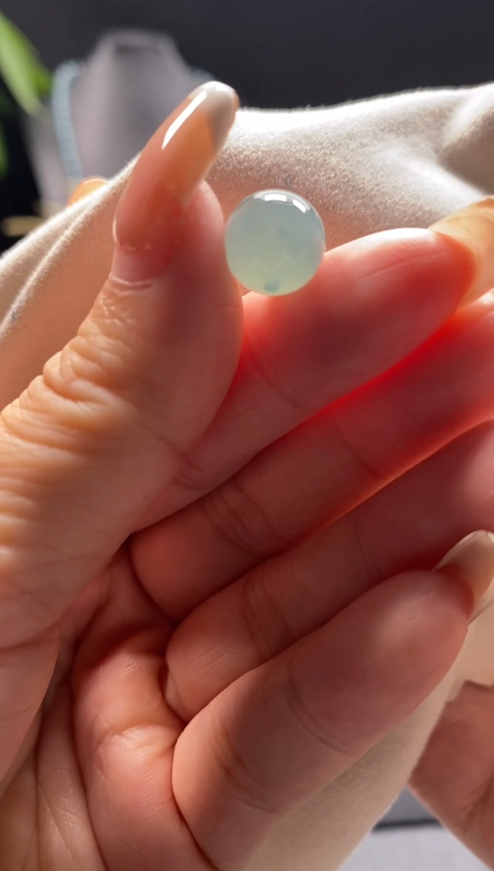 未镶嵌手链翡翠散珠卡10MM圆珠