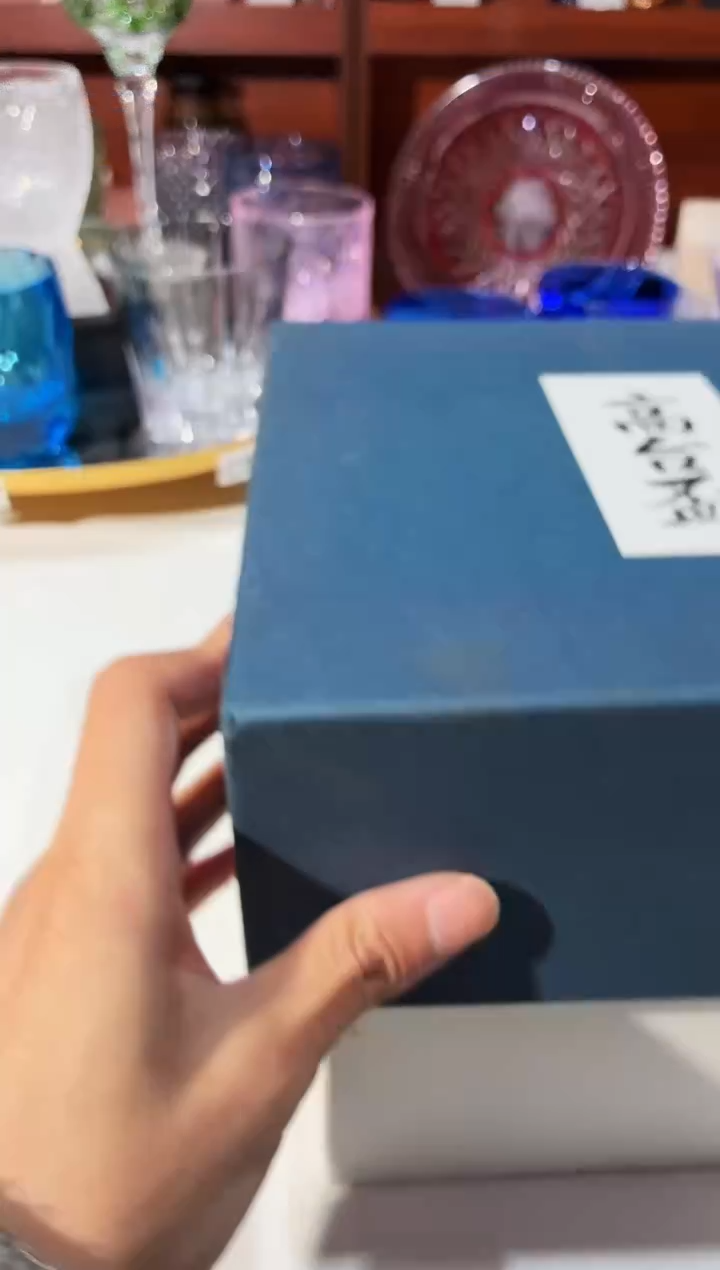 手工艺品琉璃叛****雪5个高台杯