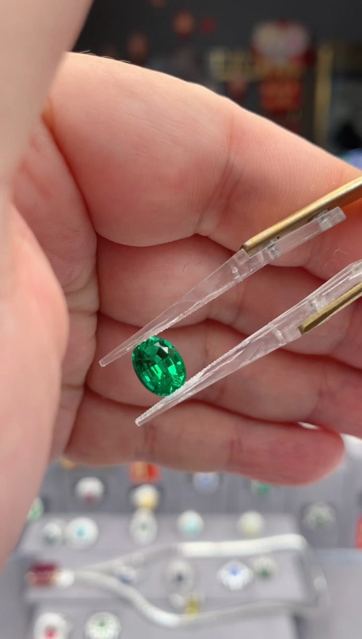 【闪购商品】祖母绿裸石未镶嵌1.5ct   祖母绿 沃顿微油