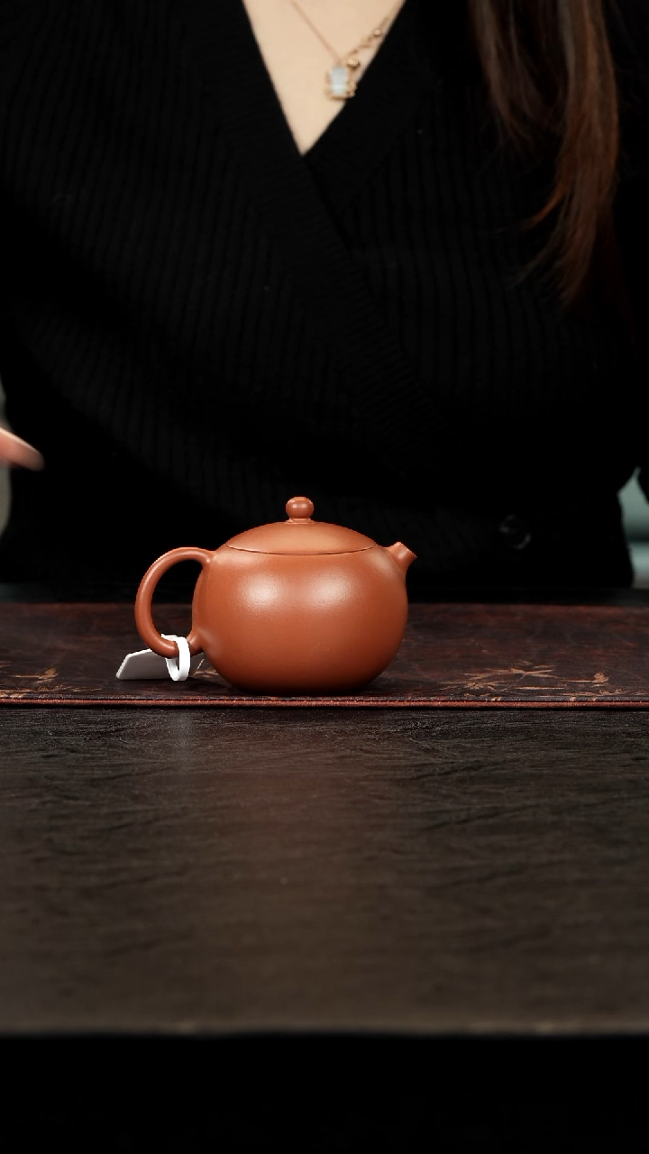 茶壶紫砂朱泥鱼嘴西施150cc