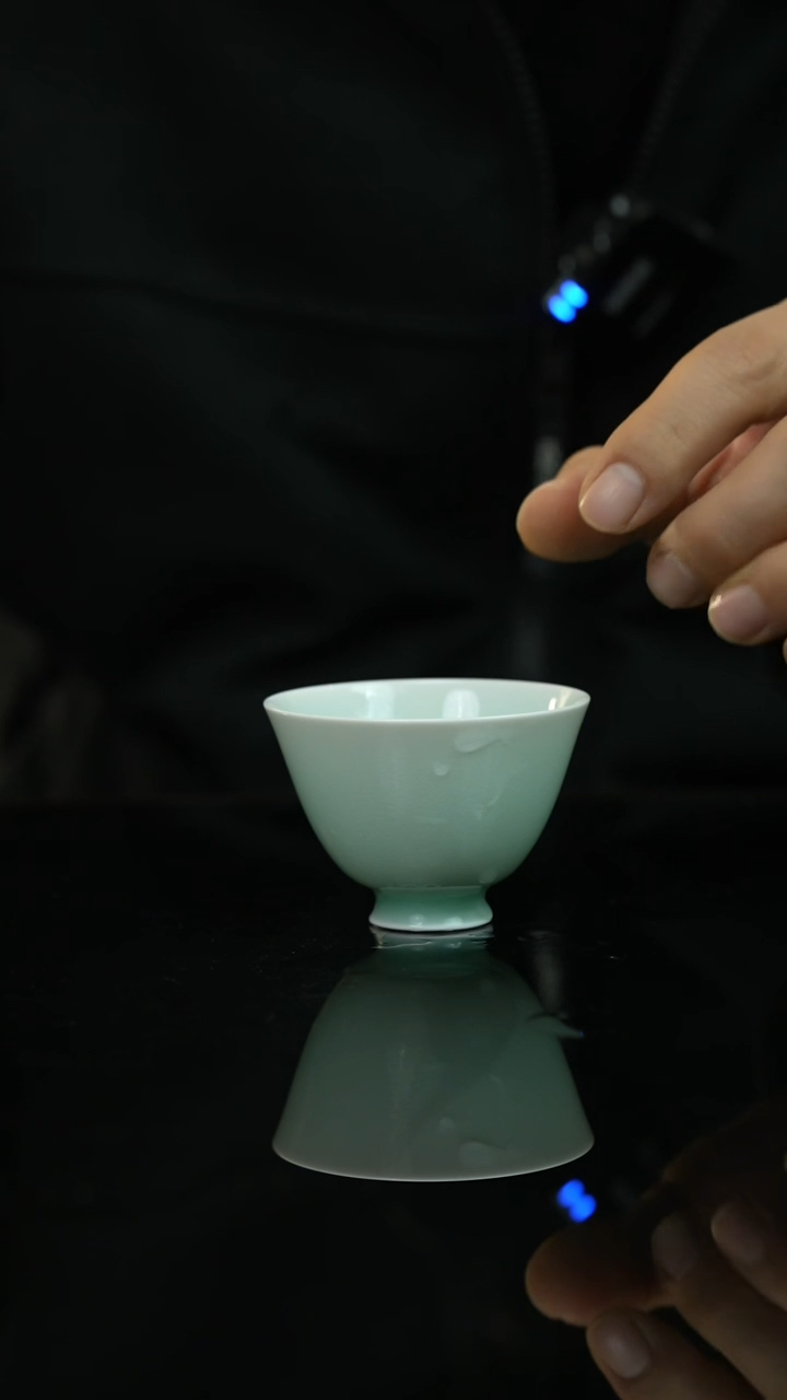 【闪购商品】景德镇上庄陶瓷玉青小杯
