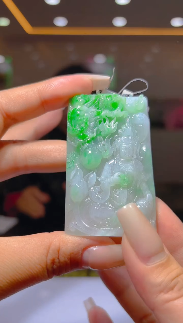 未镶嵌定制翡翠19/1205/L/观音