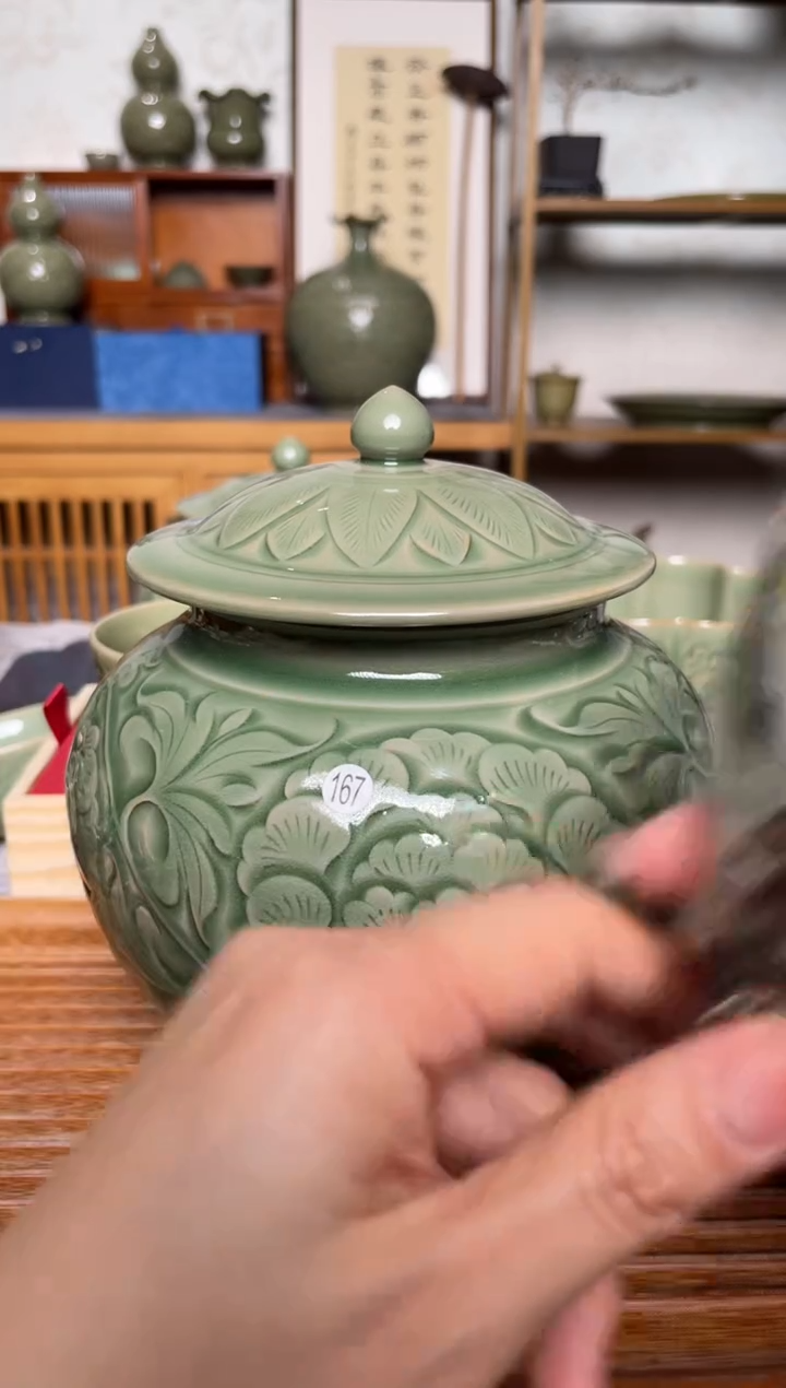 【闪购商品】其他167纯手工秘色茶叶罐