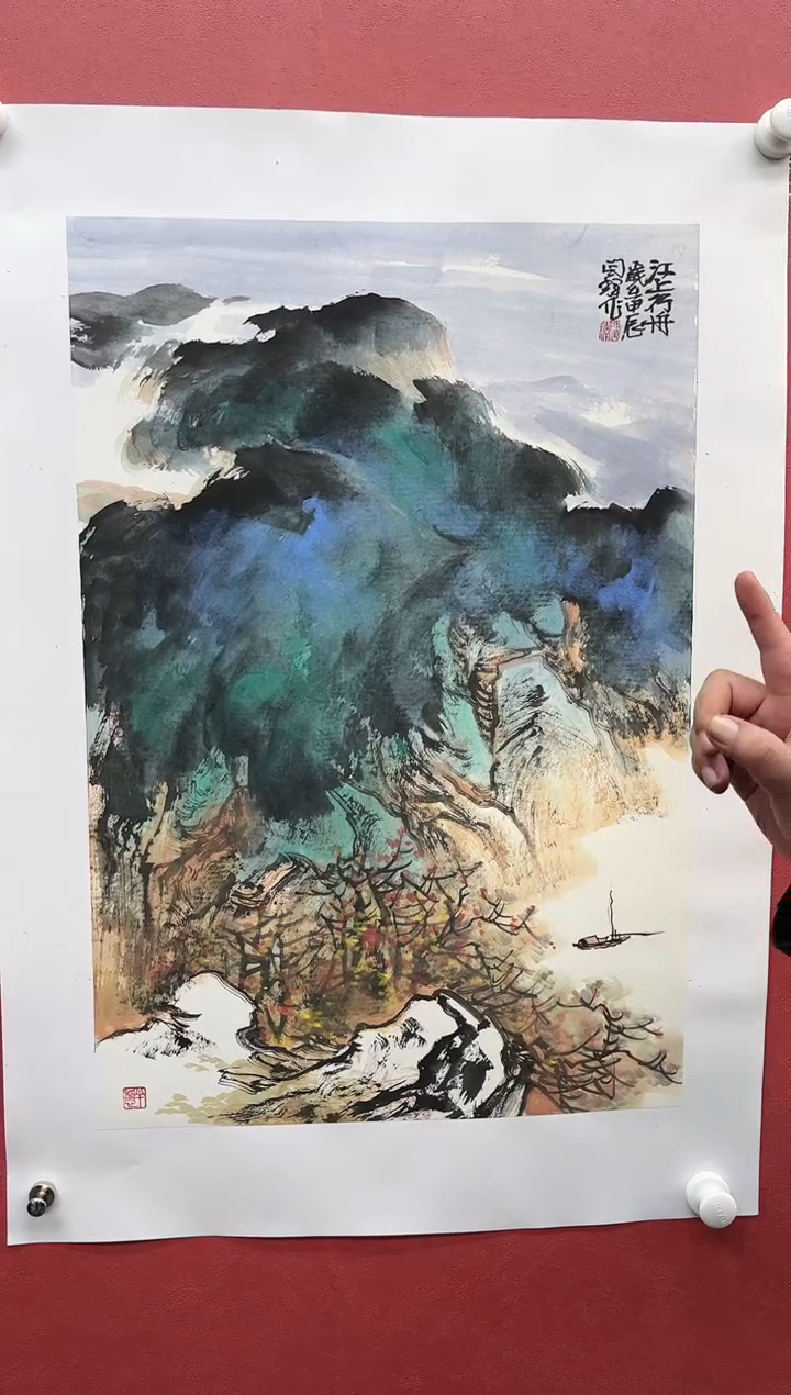 【闪购商品】绘画闫辉-2.7平尺-山水-纸片