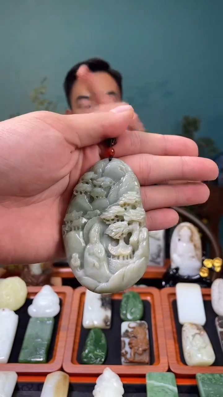 未镶嵌和田玉挂件吊坠1