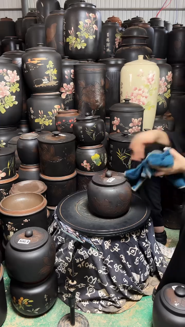 罐瑕疵茶叶罐 苹果荷花 877