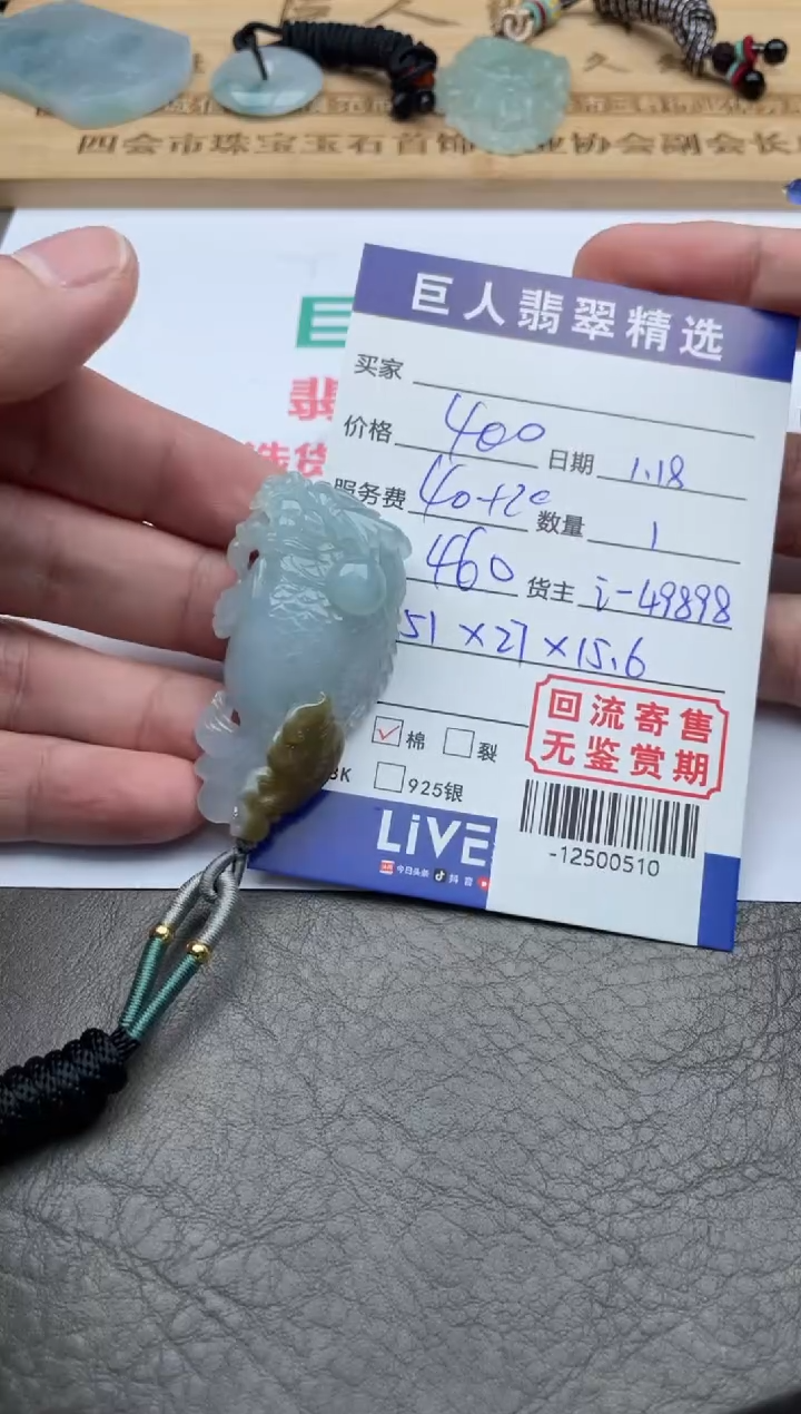 【闪购商品】翡翠颈饰未镶嵌多人-12500510