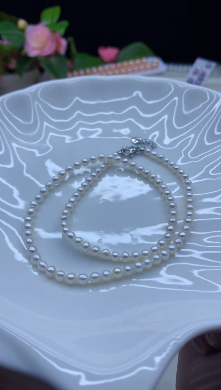 【闪购商品】淡水珍珠颈饰未镶嵌淡水珍珠项链