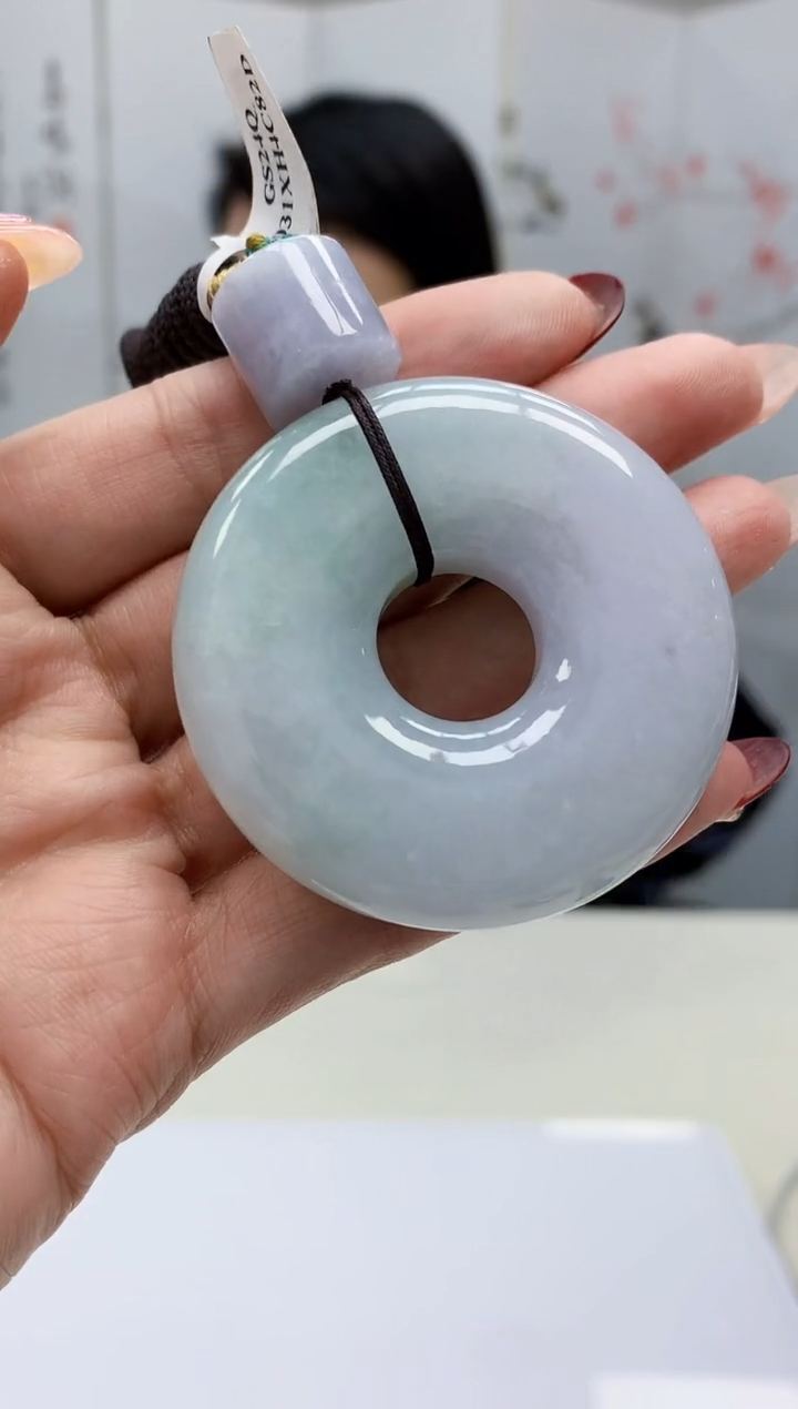 【闪购商品】定制翡翠未镶嵌3123MM-毛货挂件66