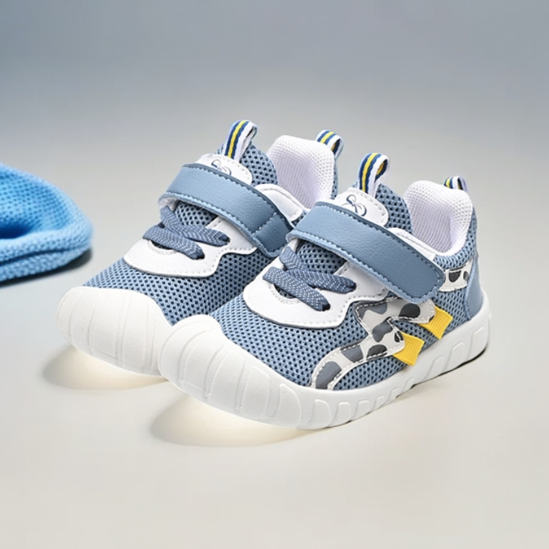 【春季单鞋】新款男女宝儿童休闲网面透气防滑软底学步机能鞋30573