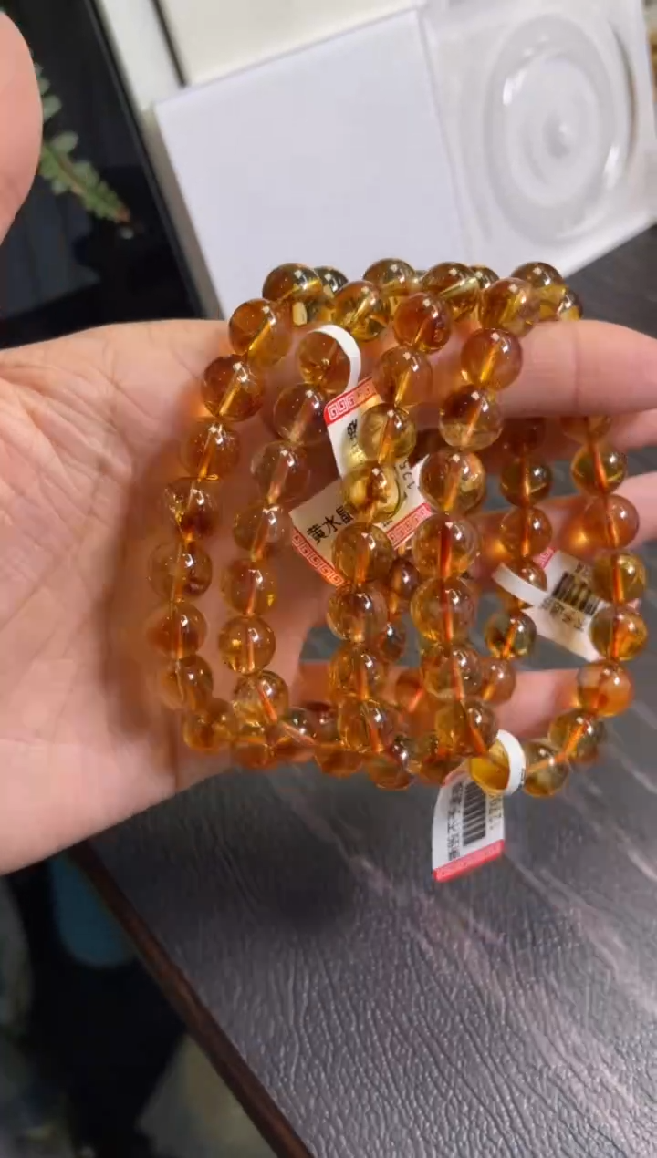 手链9±/x-381未镶嵌水晶黄塔晶多样性发一件