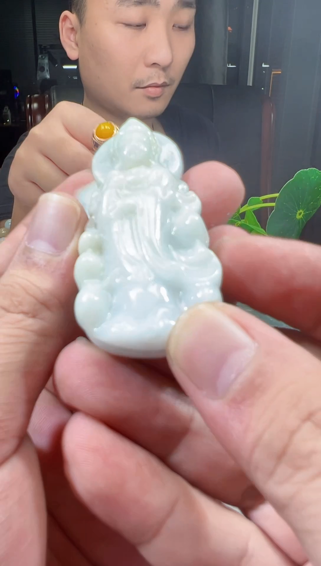 【闪购商品】翡翠颈饰未镶嵌天然翡翠（多样性发）站观音