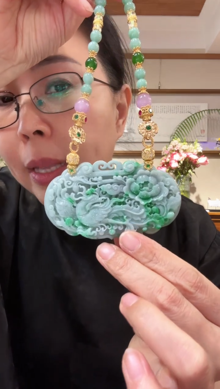 【闪购商品】翡翠颈饰未镶嵌国风