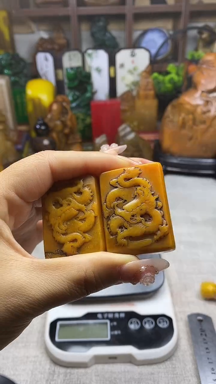 寿山石印石纯天然石料