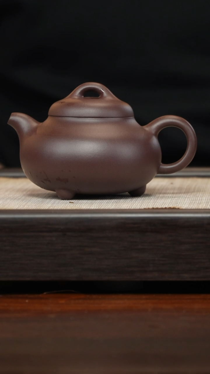 【闪购商品】紫砂茶壶四底喜瓢