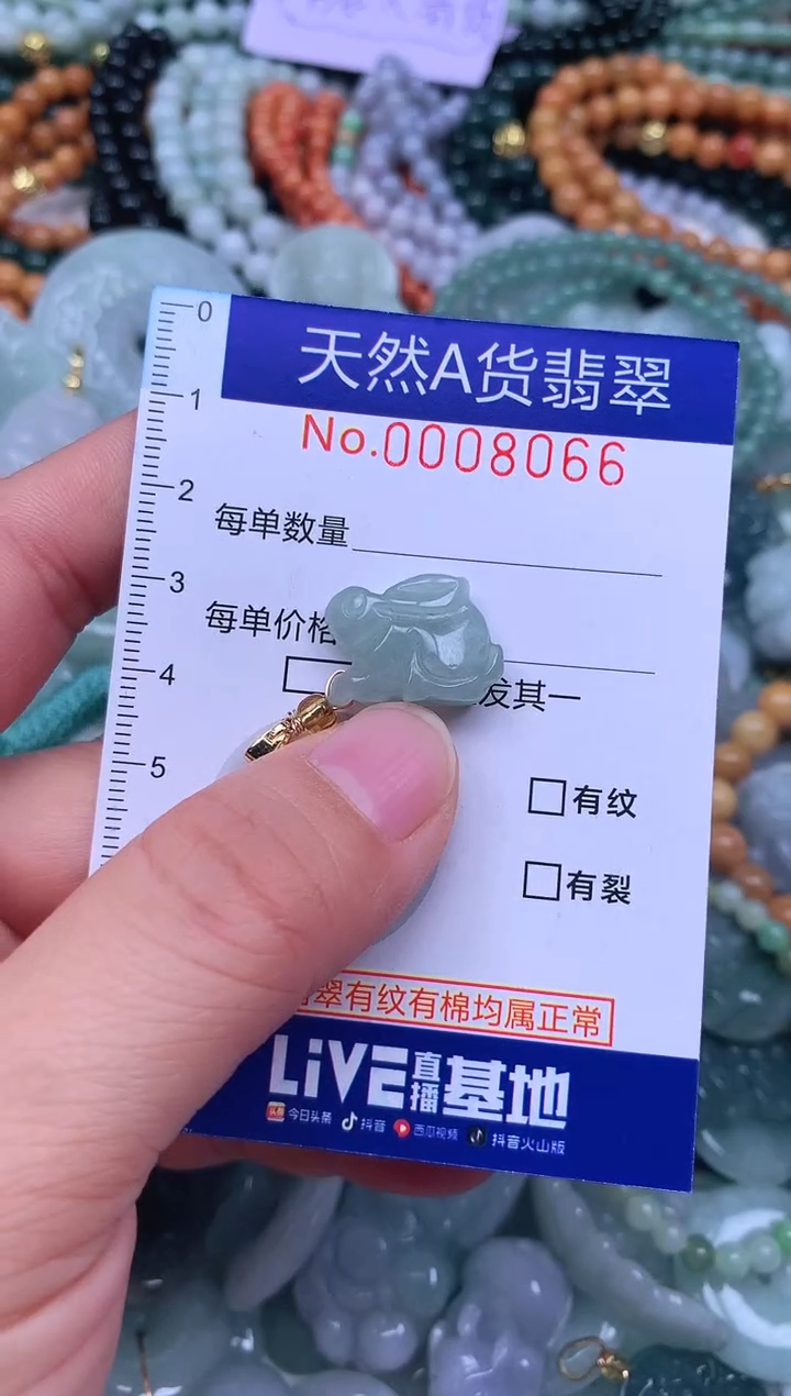 颈饰未镶嵌翡翠天然翡翠