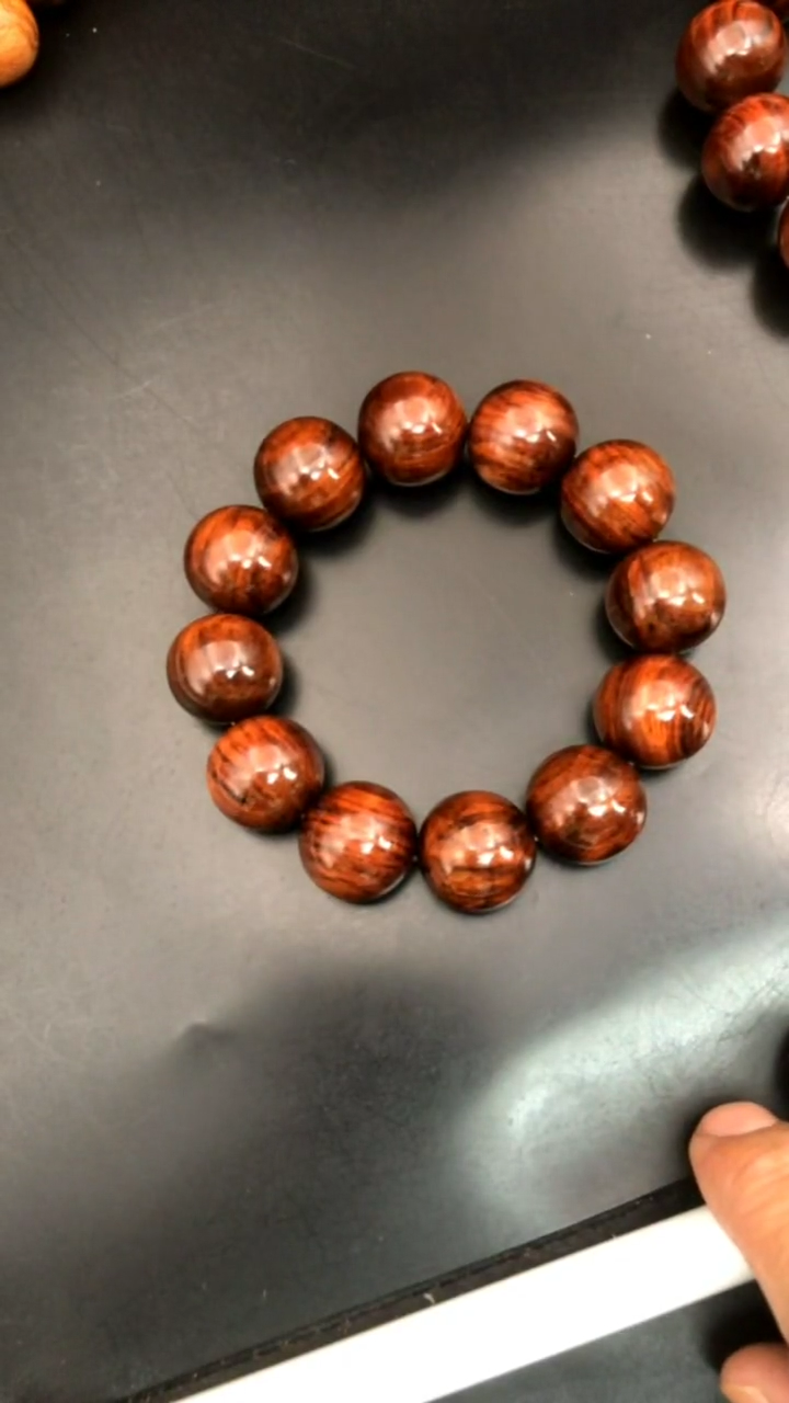 黄花梨/降香黄檀手串/手链海黄野生油梨老料2.0沉水精串