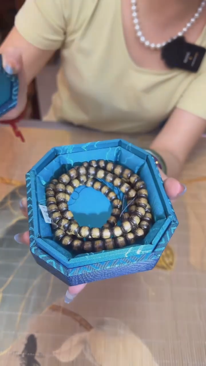 木质足银甄选好物 I西马虎皮软丝沉项链