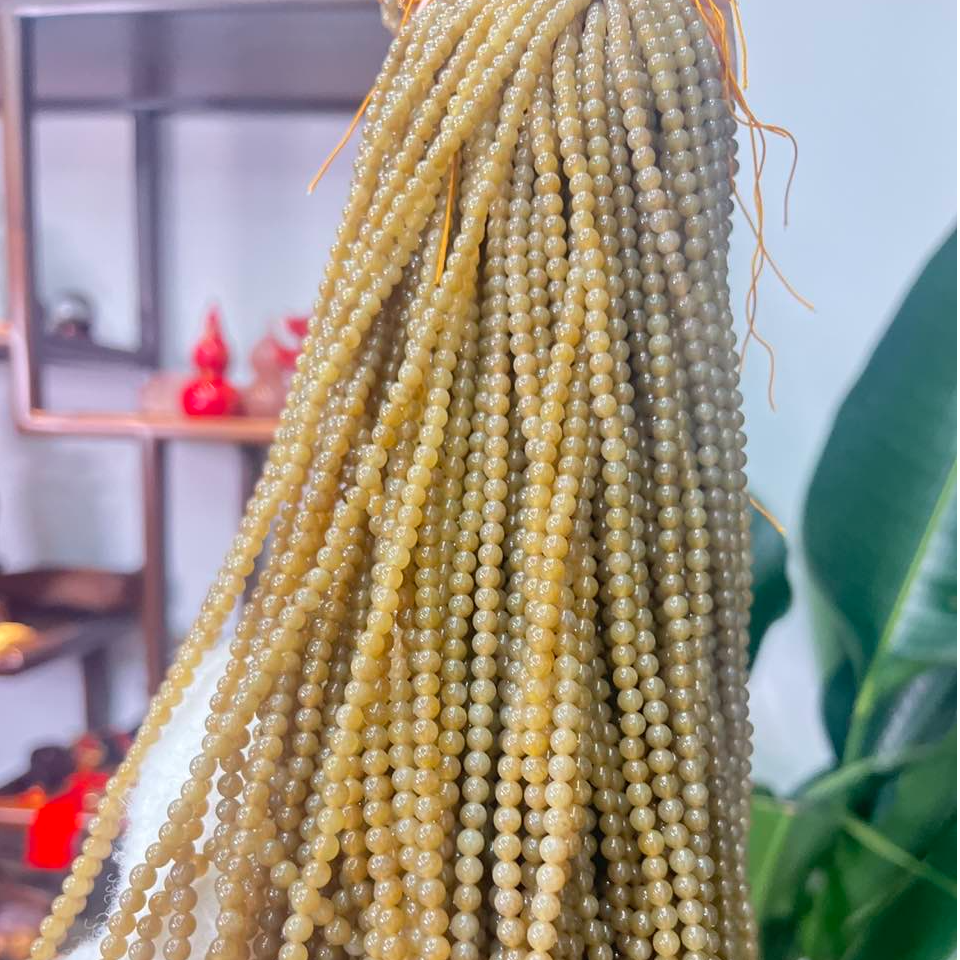 和田玉糖料链子4mm+ 拍一发一 多样性发货-821014