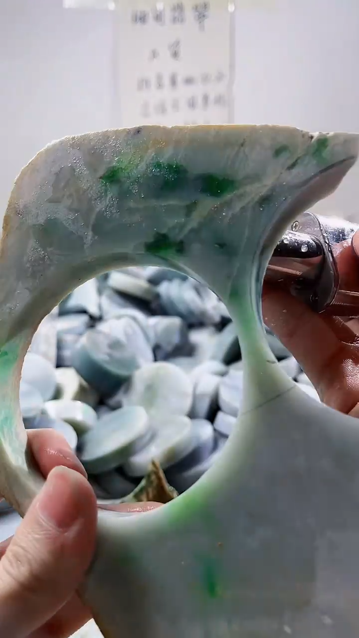 【闪购商品】翡翠裸石缅甸翡翠A货文342