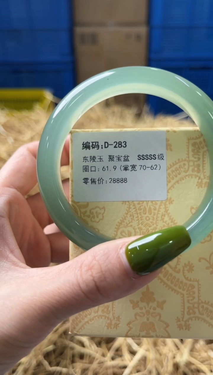 未镶嵌手镯石英质玉D283