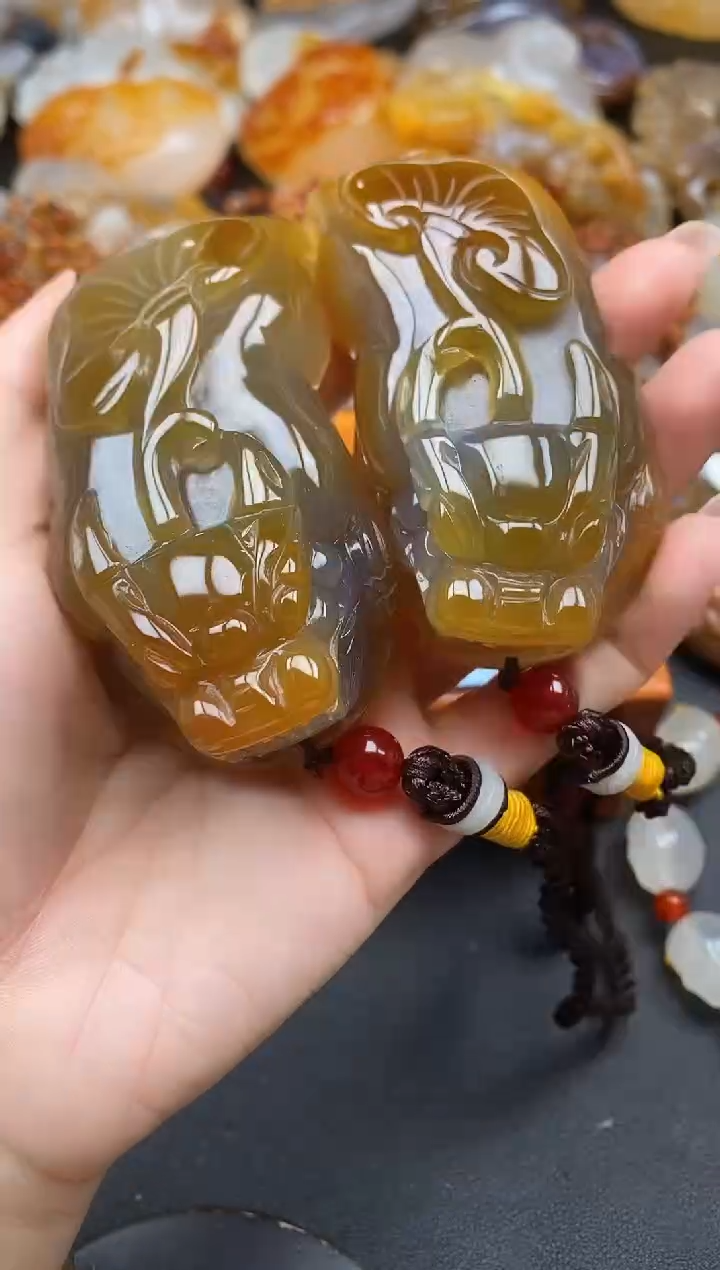 未镶嵌1玛瑙/玉髓小*ll