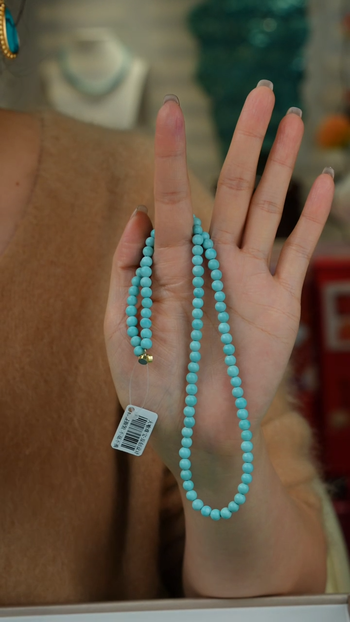 【闪购商品】绿松石项链18K金镶嵌多样性发货