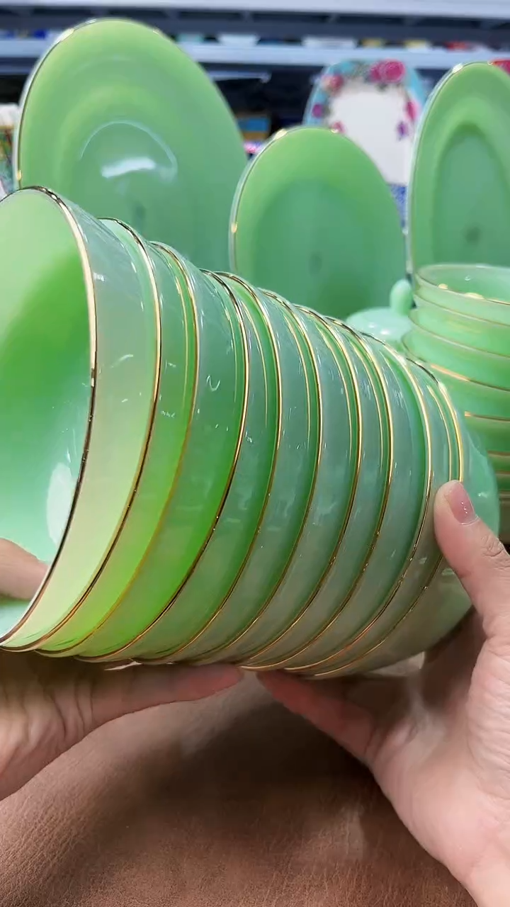 玉瓷 5.5英寸饭碗10个景德镇陶瓷