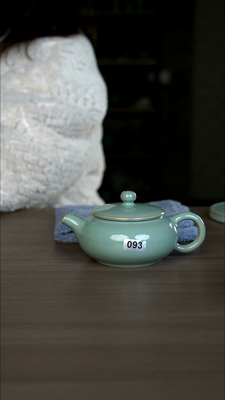 【闪购商品】杯093号仿古天青矮明炉壶微瑕无售后
