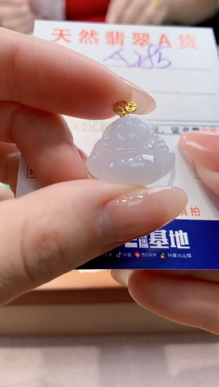 颈饰未镶嵌翡翠天然翡翠挂件