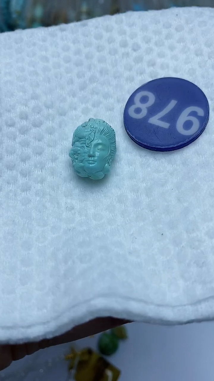 【闪购商品】绿松石雕刻件未镶嵌978