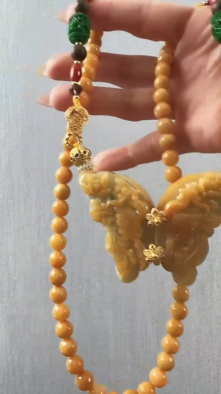 颈饰未镶嵌翡翠凤凰