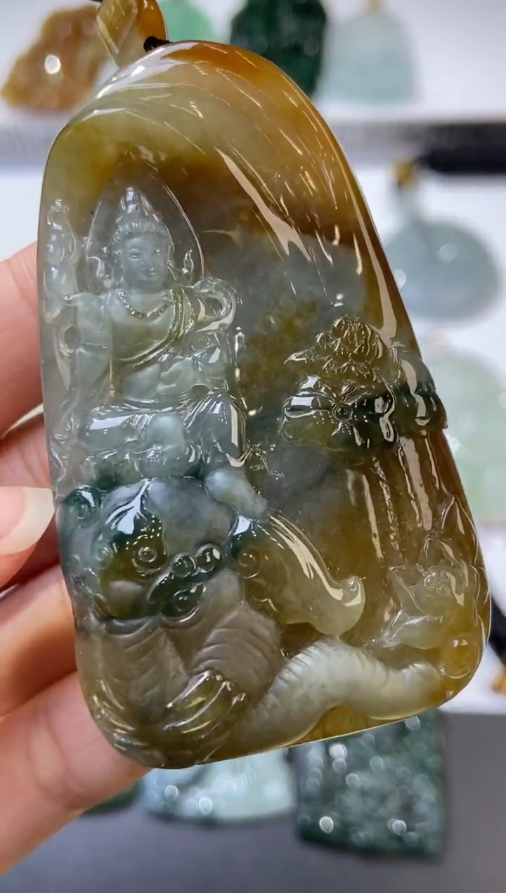 未镶嵌挂件翡翠周**g11231