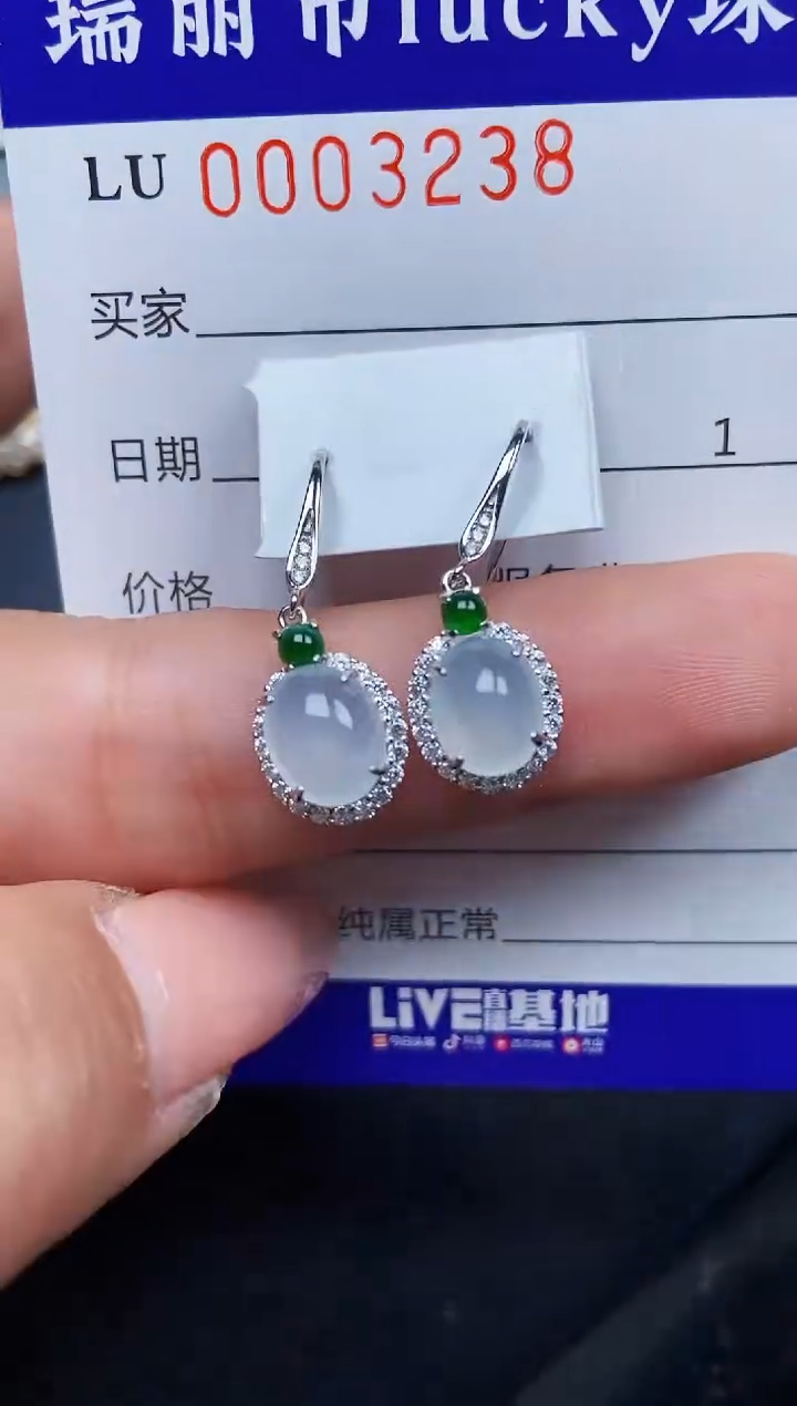 【闪购商品】翡翠颈饰银S925镶嵌3238