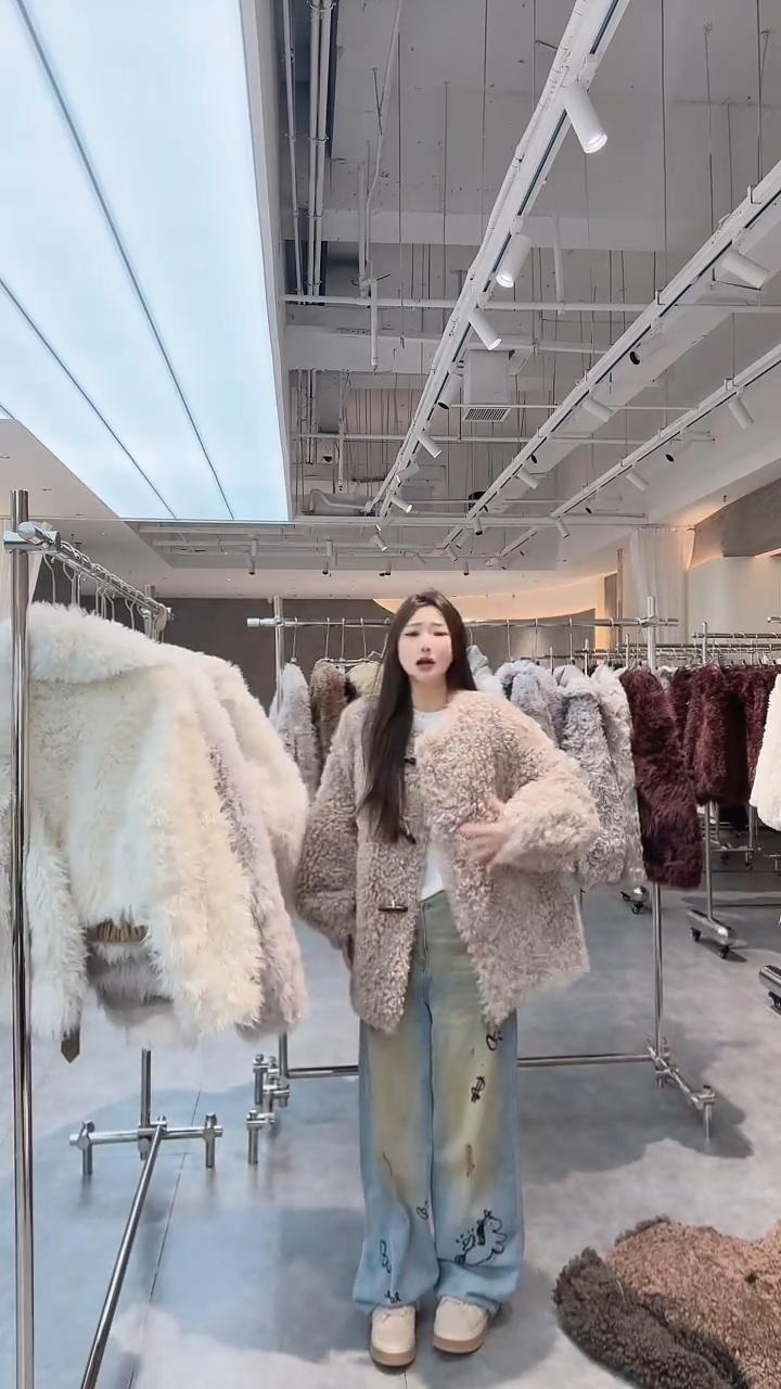 托斯卡纳羊皮羊毛B596081