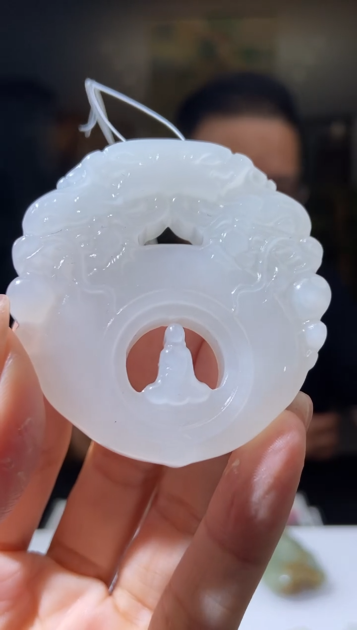 和田玉未镶嵌挂件314020   /多样性发一件