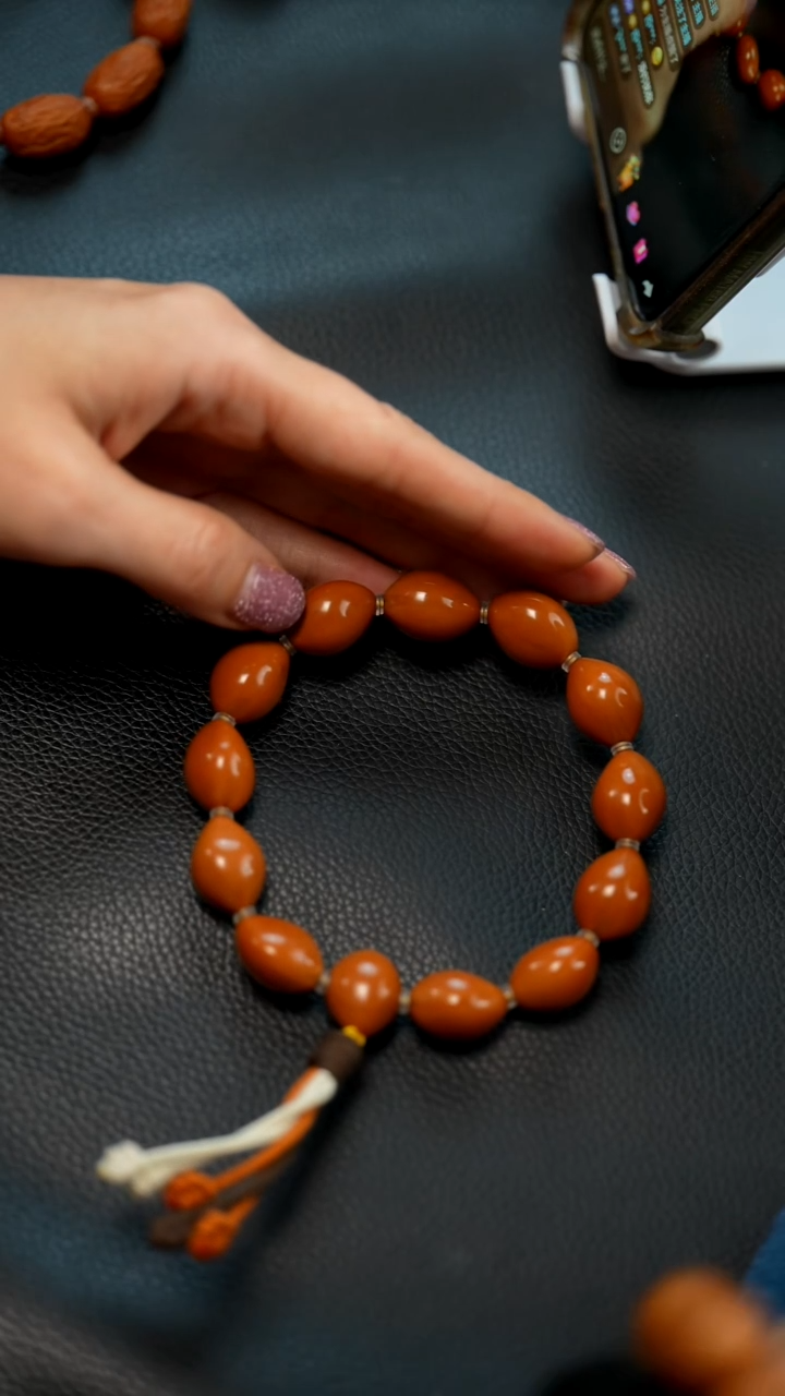 手串/手链橄榄核梅林铁核 鹅蛋  14mm