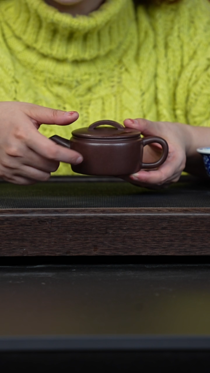 【闪购商品】紫砂茶壶微瑕黑紫泥汉瓦