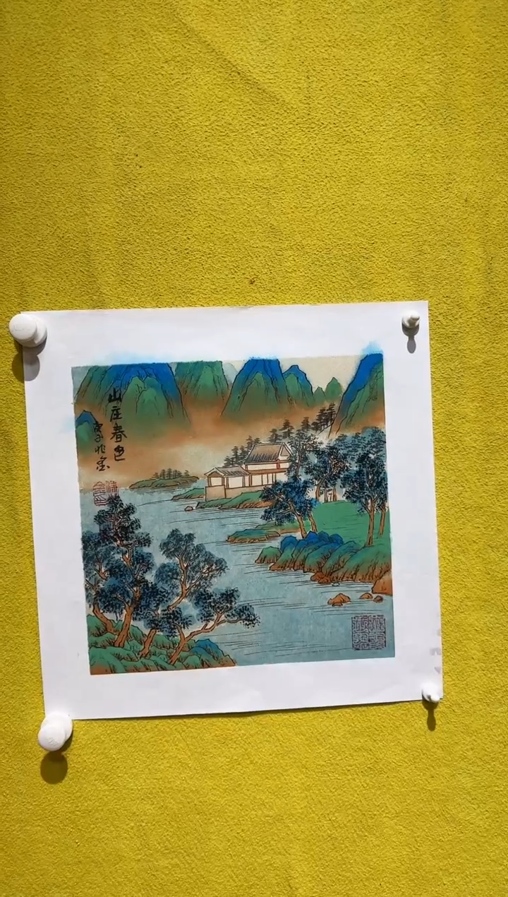 国画梁兆金/精品国画/1平尺